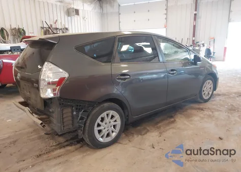 2012 Toyota Prius V Three from USA, damaged, VIN JTDZN3EU8C3038844